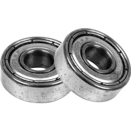 Hot 10pcs Miniature Rubber Sealed Metal Shielded Metric Radial Ball Bearing Model: 607ZZ 7 X 19 X 6MM