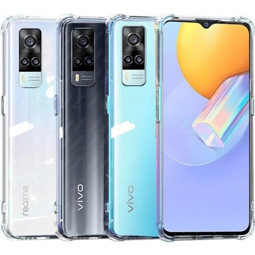 Transparent Ultra Slim Clear Silicone Case for VIVO Y31 Back Soft TPU Protection Cover on For Vivo Vivi Y 31 31y V2036 Cases