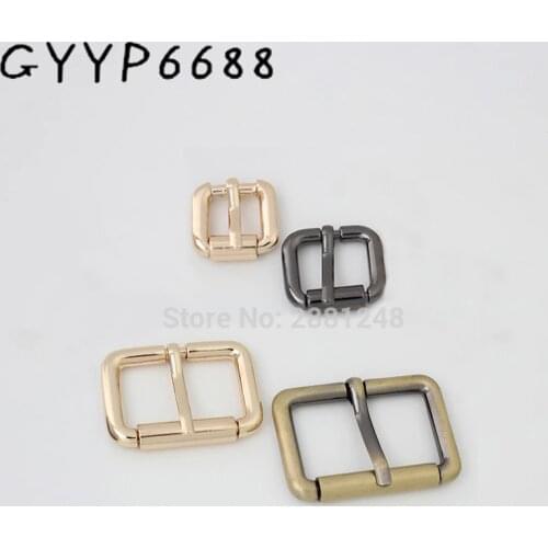 10-30pcs 6colors 11mm 13 16mm 20 25mm turn buckle square pin buckle belt wholesale strap silder metal roller