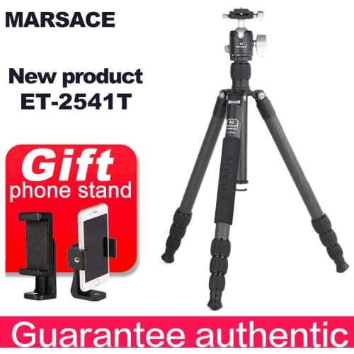 Marsace ET-2541T Professional camera tripod 180 degree reverse folding tripod for camera tripode para camara