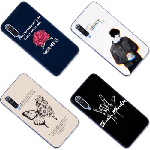 Singer Shawn Mendes Silicone Case for Xiaomi Mi POCO X3 NFC M3 F3 Note 10 S 10i 10T 11X Pro 11i 11 Ultra 11 Lite Soft Cover
