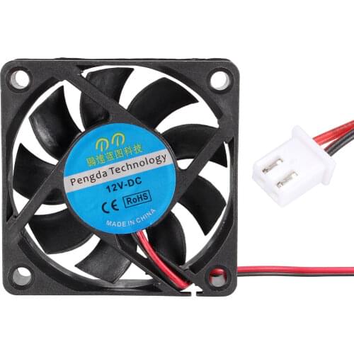 Uxcell 60mmx60mmx15mm Cooling Fan DC 12V for 3D Printer Extruder Hotend 280mm Cable Length 4.5mm Mounting Hole Dia