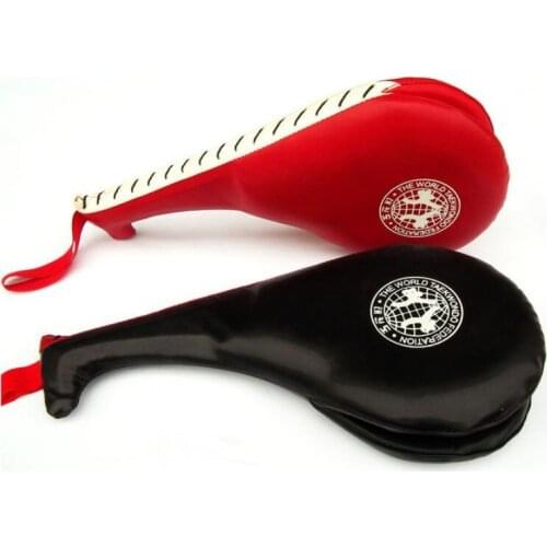 2pcs kids adult Taekwondo Double Kick Pads Target Tae Kwon Do Karate Kickboxing Exercise Training PU TKD Taekwondo foot Target