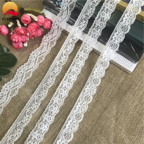 !2.4-3.3cm S1062 white elastic lace decoration wedding dress Dres sewing process/clothing/accessories