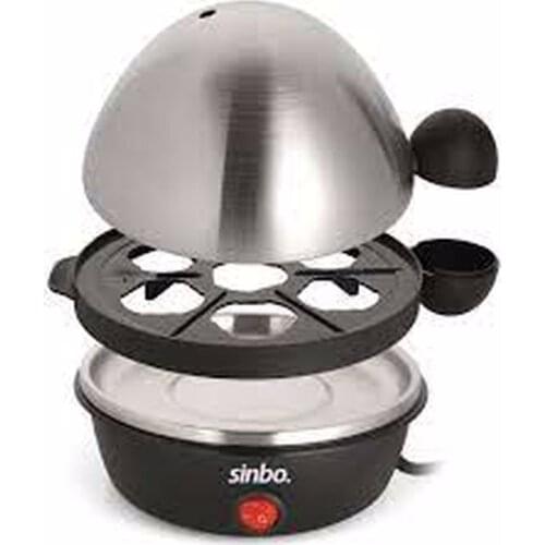 Sinbo Egg Boiling Machine Transparent Cover Kitchen Practical Solution 7 Capacity Original Brand Black Auto Power Off