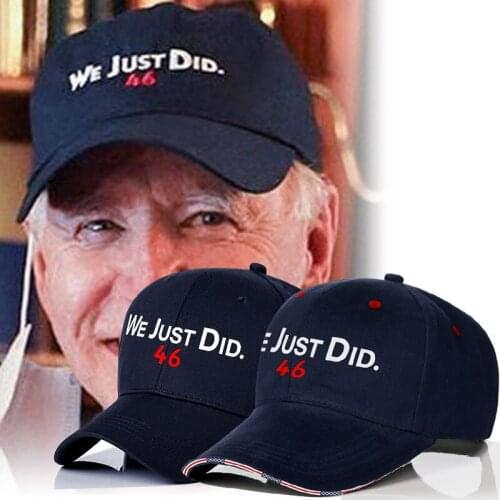 Joe Biden We Just Did Forty Six Baseball Cap 2020 Joe BIDEN US Presidential Election Hats Drop Shipping Support