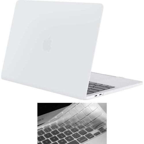 For Apple Macbook 12"/Pro 13"/15"/Air 11"/13"high Quality Anti-fall Portable Matte White Laptop Hard Shell+Keyboard Film