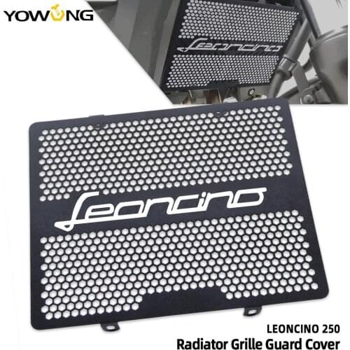 Motorcycle Accessories Aluminum For Benelli Leoncino 250 2019 Radiator Guard Protector Grille Grill Cover Water tank Leoncino250