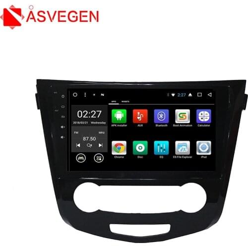 For Nissan Qashqai 2016 Android 7.1 Quad Core Car Radio GPS Navigation Stereo Headunit WIFI 4G Media DVD Player