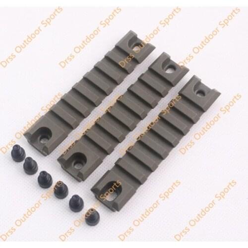 Drss Good Quality Airsoft G36C Picatinny Rail Set (3PCS) G36 Rail System Olive Drab(DS3522C)