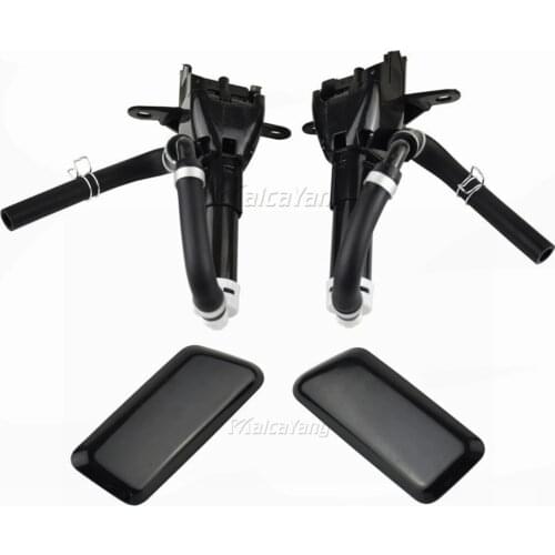 For 2007-2009 Outlander Ex for Airtrek Headlamp Washer Nozzle Headlight Spray Jet with Tube & Cover caps