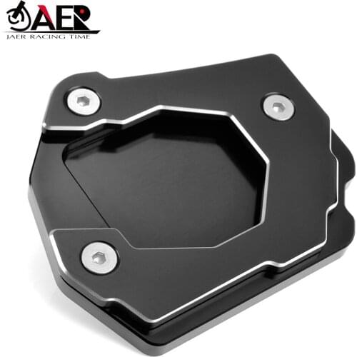 JAER Motorcycle F800 GS F 800 GS Kickstand Kick Side Stand Pedal Extension Pad Enlarge Plate For BMW F800GS 2008-2016
