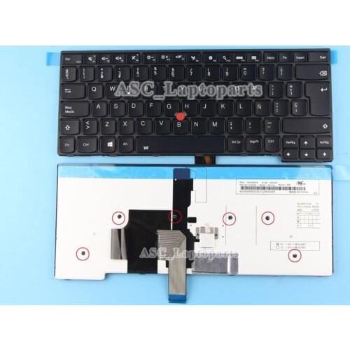 New SP Spanish Teclado KeybFor IBM Lenovo Thinkpad T440 T440P T440S T431S Laptop Keyboard Black Frame Black For Win8, BACKLIT