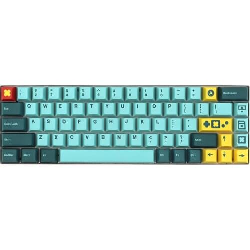 118 Keys Retro Game Console Keycaps PBT Cherry Profile Dye Sublimation Mechanical Keyboard Key Caps For Cherry MX Switches