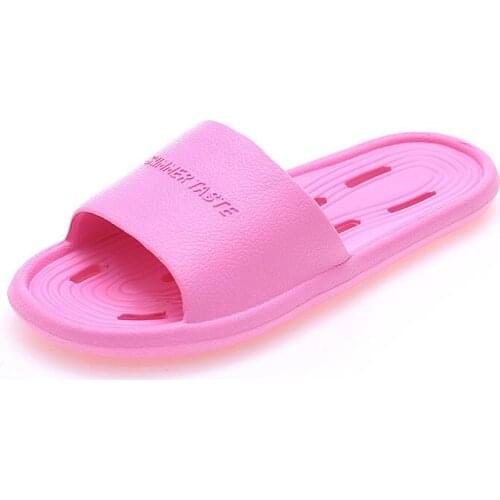 Fashion Slippers Women Indoor Bathroom Slipper Soft EVA Anti-slip Home Floor Slides Ladies Summer Shoes Men Couple Light Flats