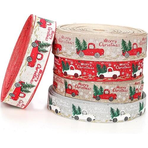 Cartoon Children Christmas Ribbon Baking Private Wrap Gifts Cartoon Christmas Ribbon Decoration