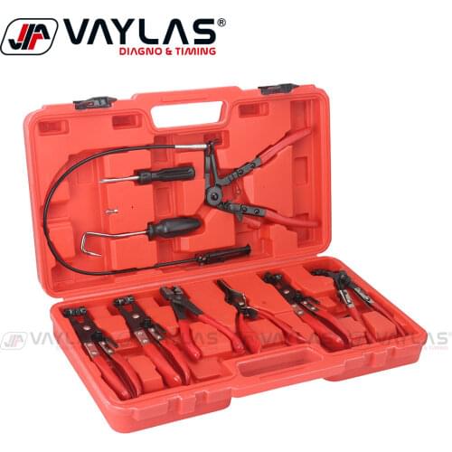 9Pcs Pipe Clamp Tools Set Tube Clip Disassembler Tool Kit High Quality Automotive Tools