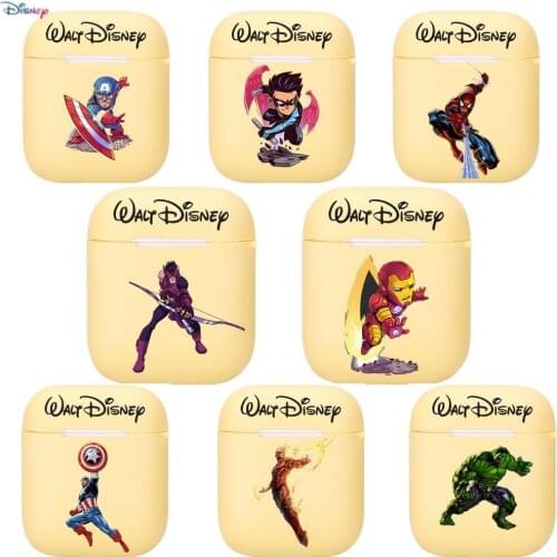 2021 new Disney new Marvel Silicone Case For Apple Airpods 1/2 Cover Protective Earphone Case Headphones Cases Protective For Ap