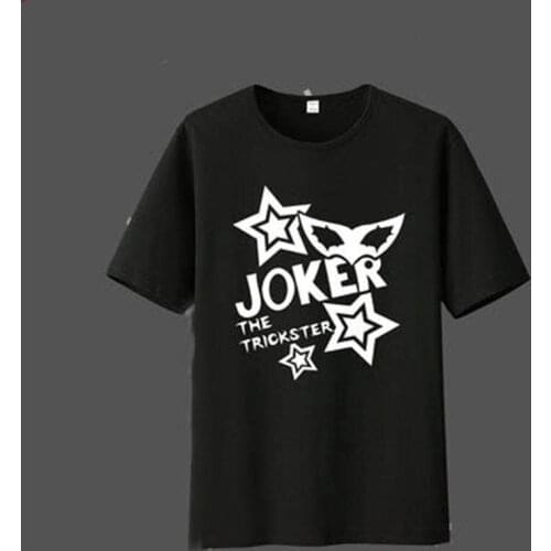 New Anime Persona 5 T-shirt Cosplay p5 heroT Shirt Game Casual cotton Men Tshirt Tees