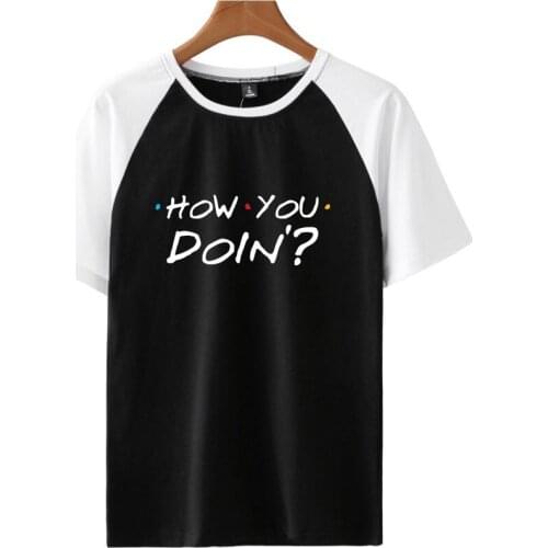 Newset Friends TV Tshirt Women Funny Streewear T-shirt Friends Tv Show T shirt Kawaii raglan T shirts female summer tops