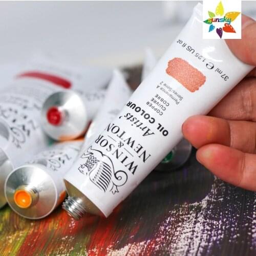 Original WINSOR＆NEWTON Artists classic oil color pigment Transparent oil color Tubular 37 ml 125 colors single Self selected
