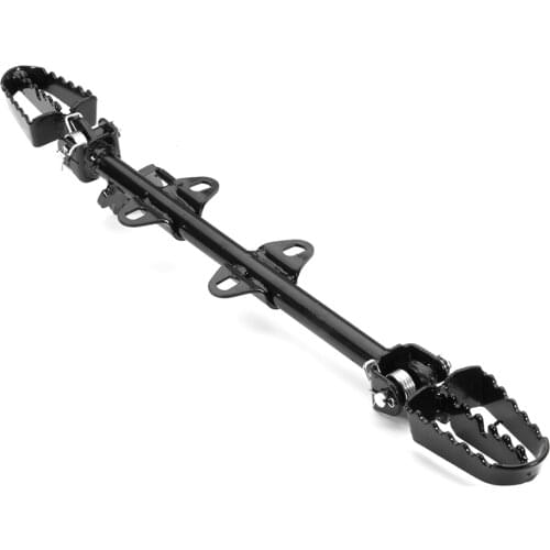 Universal Motorcycle Pit Dirt Bike Motocross FootRest Footpegs Foot Rests Pegs Side Stand 110cc 125cc 140cc CRF50