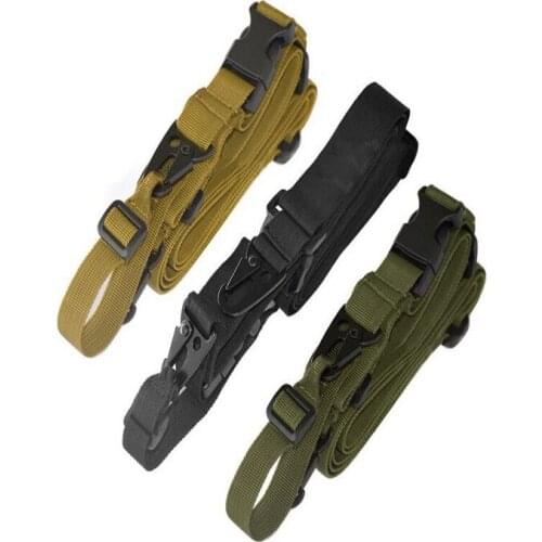 Rifle Sling Adjustable Durable Tactical Bungee Sling Swivels Airsoft Hunting Accessories Gun Strap Air Rifle Accessories