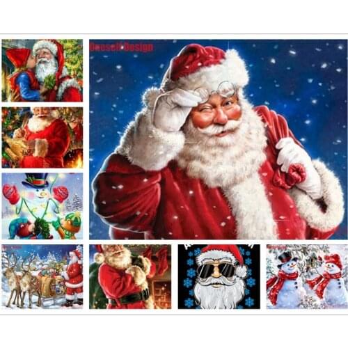 Christmas 5d diamond painting diamond painting full square christmas decorations for home diamond painting accessories gift home
