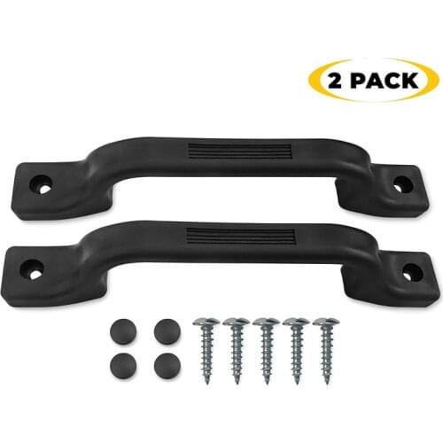 Plastic Grab Handle-Entry Door Assist Bar for RV Trailer Camper Motor Home Cargo Trailer Boat-OEM Replacement Black And White