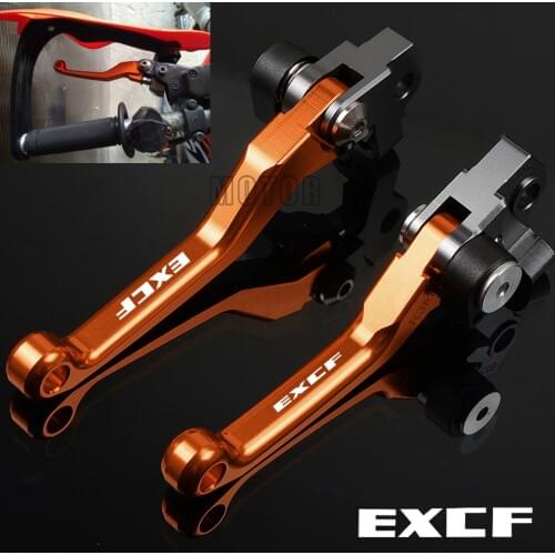For 250EXC-F/350EXC-F/450EXC-F/500EXC-F CNC 250/350/450/500 EXC-F EXCF Motorcycle Dirt Pit Bike Pivot Brake Clutch Levers