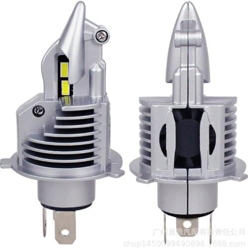 Led Car Headlight H4 led Hi/Lo beam H4 headlamp 1:1 design 60W led Motorcycle Headlight car lamp 12000LM White 6000k CSP Chips