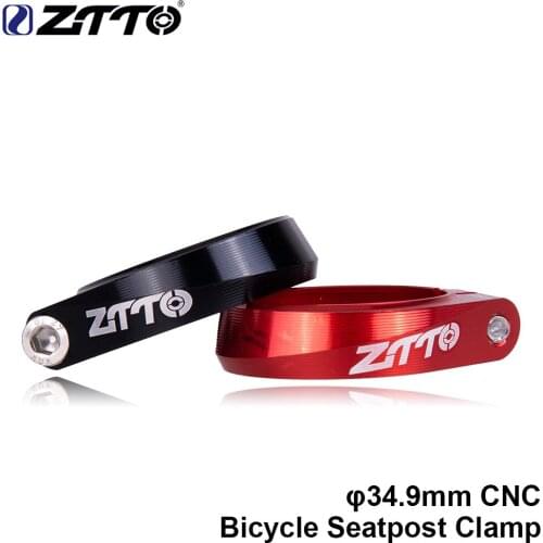 ZTTO MTB Road Bicycle Seatpost Clamp Mountain Bike Cycling Seat Post Tube Clip Ultralight CNC 34.9mm Aluminium Alloy Bike Parts