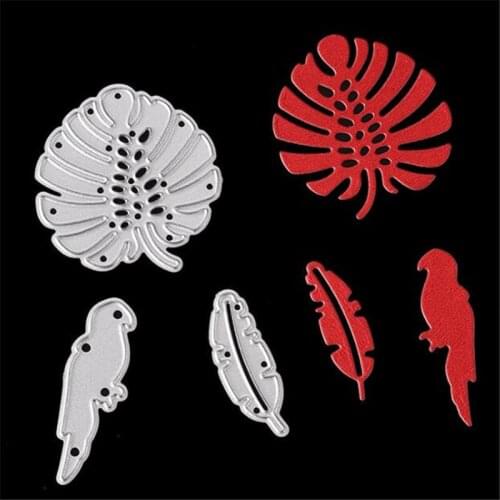 Cutting Dies Artificial Turtle Leaf Feather Bird for Scrapbooking Dies metal DIY Album Paper Card Decor Embossing Folder Craft