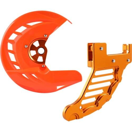 Front Rear Brake Disc Guard Protector for KTM EXC EXCF SX SXF XC XCF EXC-F 125 200 250 300 350 400 450 525 530 2003-2014
