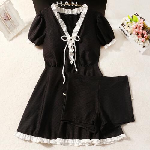 2021 Women Two Pieces Bikini Tankinis Set Padded Bathing Suit Swim Beach Dress Swimsuit Biquinis Plus Size Swimming Beachwaer