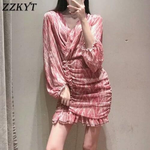 Летние шифоновые платья ZZKYT China At AliExpress