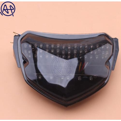 1pcs Smoke Lens Motorcycle Integrated LED Rear Brake Stop Tail Tight+Indicator Turn Signal For Suzuki GSXR 600 750 1000 2004-05