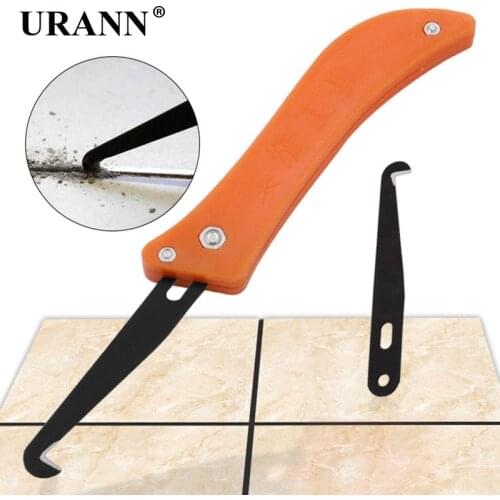 1pc Handheld Folding Beauty Seam Hook Knife Crack-cleaning Knife Tile Gaps Grout Cleaning Repairing Clearance Construction Tools