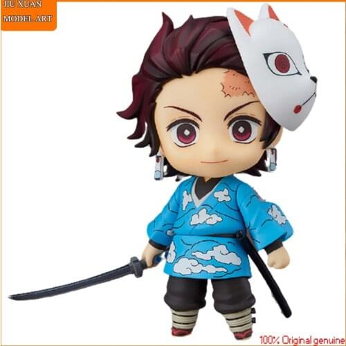 100% Original: Demon Slayer Kamado Tanjirou #1510 Q version figma PVC Action Figure Anime Figure Model Toys Figure Doll Gift