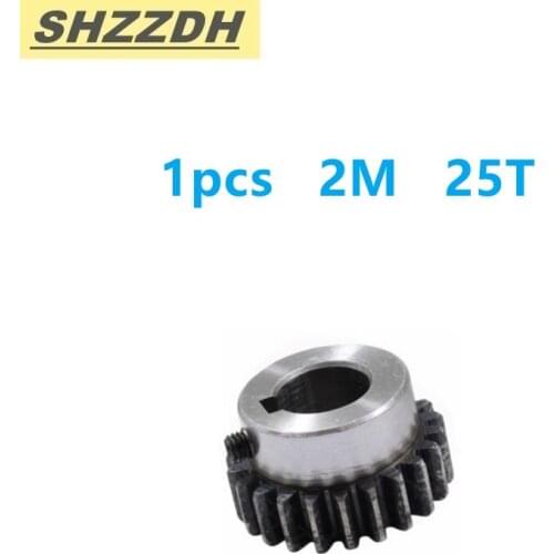 2 modular belt gear 25 tooth inner hole 10/12/13/14/15/16/17/18/19/20/22mm 2 mold gear spur gear material carbon steel 45 steel