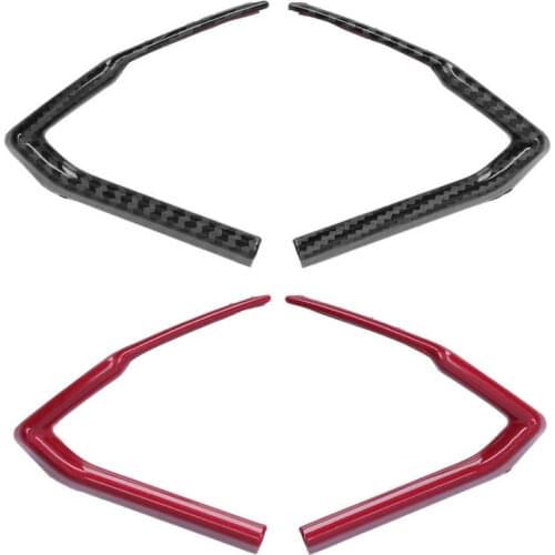 2Pcs Steering Wheel Cover Sequins Strip Trim Sticker Fit for Mazda 3/Axela/CX-4/CX-5 Steering Wheel Panel Cover Styling