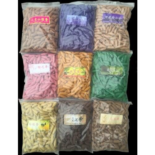 20Pcs Big 3.5cm Natural Reflux Tower Incense Rose Osmanthus Sakura Smoke Cone Backflow Incense Bullet Or Ceramic Burner