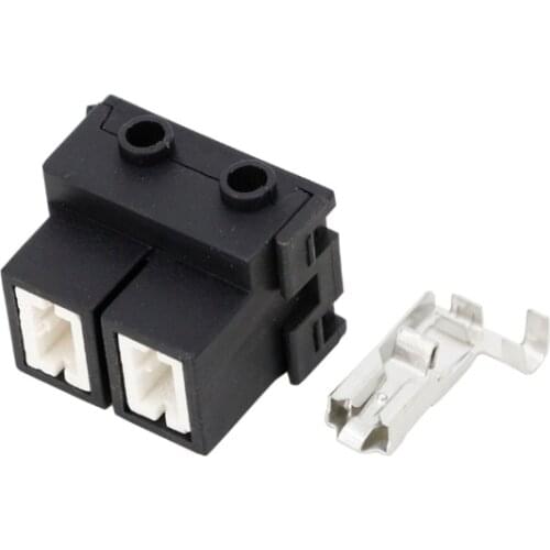 300 Sets 2 Pin H7 ceramic high temperature ceramics corner H7 bulb socket plug connector H7-2B bend