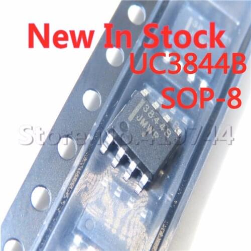 5PCS/LOT UC3844B SOP8 UC3844BD1R2G 3844B SOP-8 switch controller regulator power chip In Stock NEW original IC