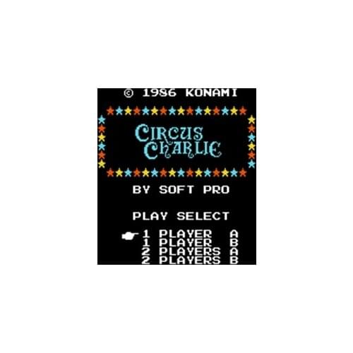 Circus Charlie 60 Pin Game Card For 8 Bit Subor Game Player