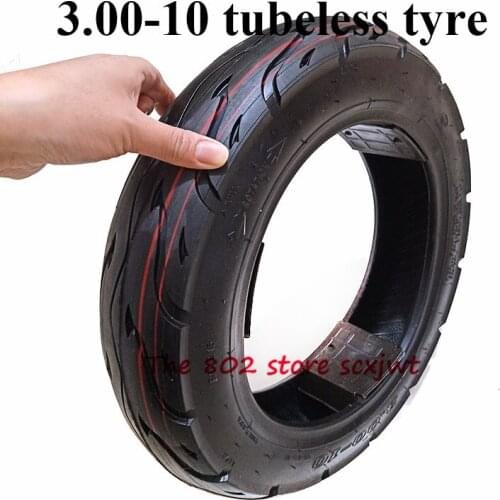 3.00-10 Tubeless Explosion-proof Tire for Electric Pedal Motorcycle 300-10 Battery Car Vacuum Tire Motorcycle Tire