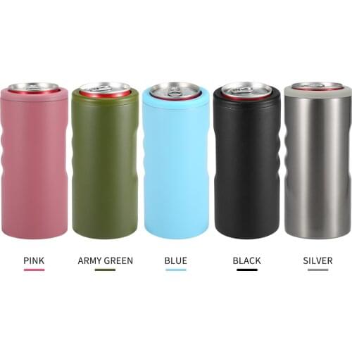 Stainless Steel Beer Bottle Holder Double Walled Vacuum Insulated Beer Drink Bottle Can Cooler