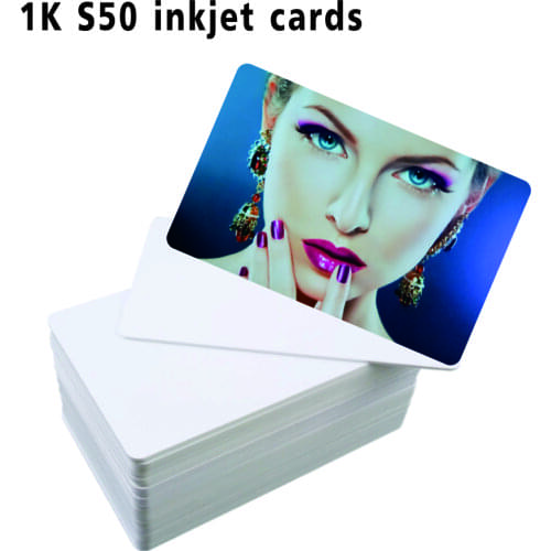 10Pcs/lot Glossy Inkjet RFID 13.56MHZ Chip Cards Printable PVC ID Card For Epson Canton Printer Access Control Security Cards