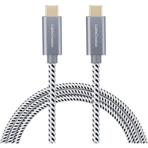 USB C to USB C Cable 10ft 60W,Braided USB-C Cable 3A Fast Charging,Compatible with for MacBook(Pro),Galaxy S20/S20+ Ultra/S10/S9