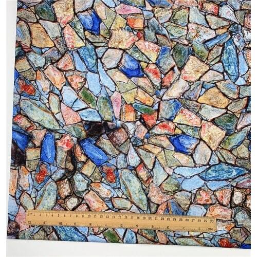 Colorful watercolor gravel Cotton Fabric Sewing Quilting Needlework Handmade DIY tablecloth Pillowca decoration Material